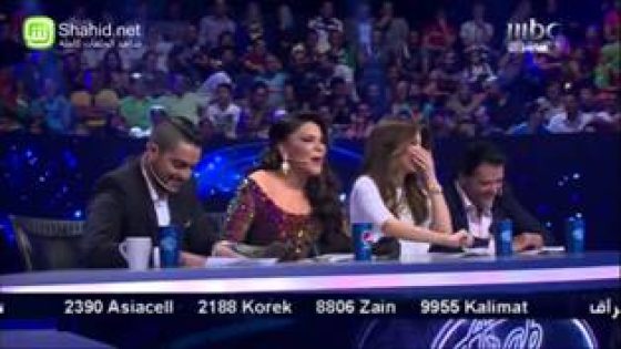 عندما ثارت المغنية أحلام في Arab idol وهي تريد الكنتاكي