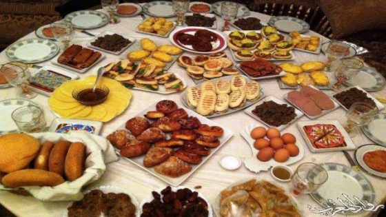 صور موائد إفطار مغربية