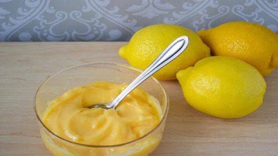 تحضير كريمة الليمون-الحامض