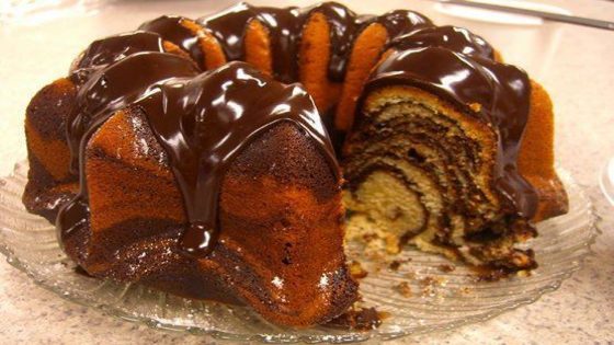 طريقة ناجحة لتحضير كيك الزيبرا cake zebra