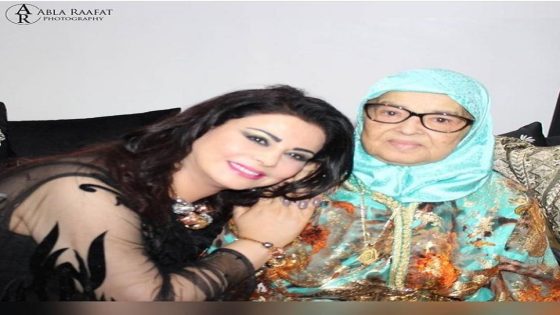 أول ظهور لألماس رفقة الفنانة لطيفة رأفت في عيد ميلادها ال 54